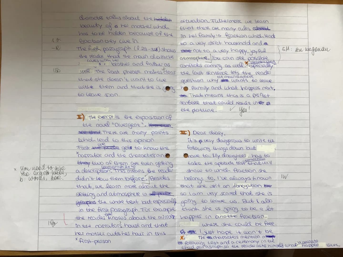 leadsinto
the actio
Option
Labuk
aptitude
Larchers speak with
lach other alcoude
Dewen prae
15
20
2
30
Exam Paper EF 1.2.1 GK Englis
Text:
T