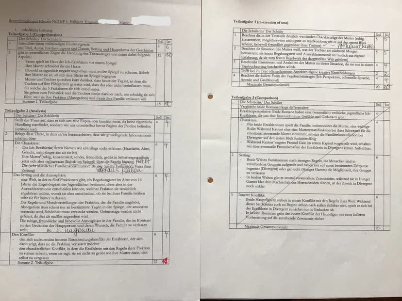 leadsinto
the actio
Option
Labuk
aptitude
Larchers speak with
lach other alcoude
Dewen prae
15
20
2
30
Exam Paper EF 1.2.1 GK Englis
Text:
T