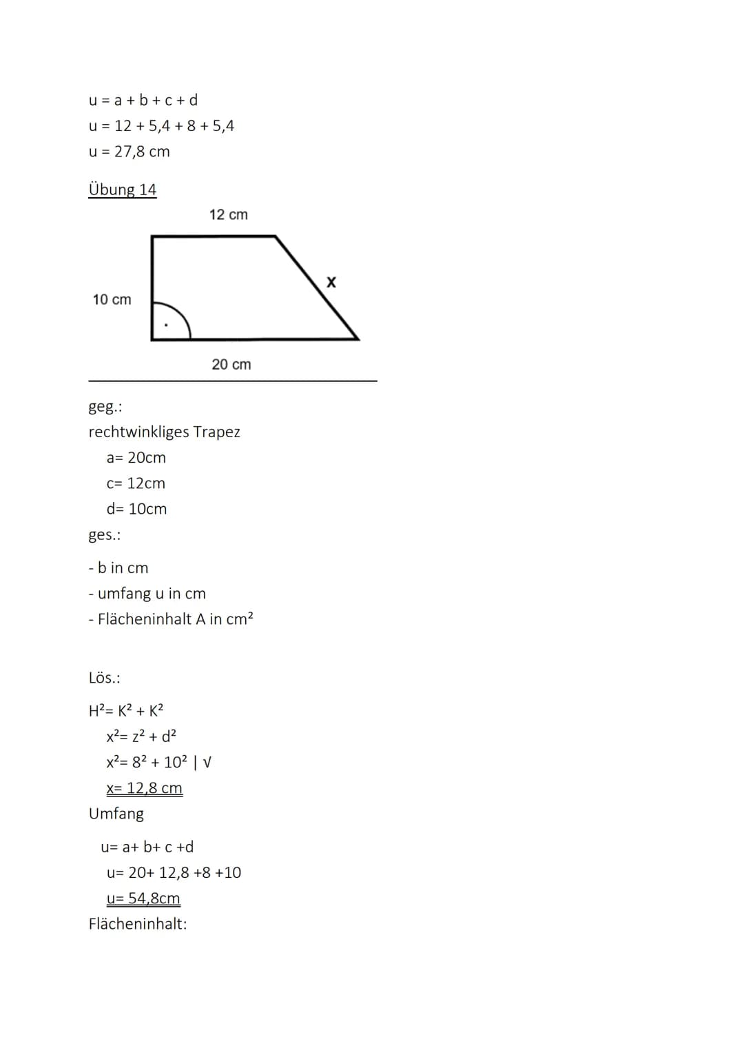 Satz des Pythagoras
In jedem Rechtwinkligem Dreieck gibt es drei Seiten:
Merke
Eine Hypotenuse: Sie liegt immer dem rechten Winkel gegenüber