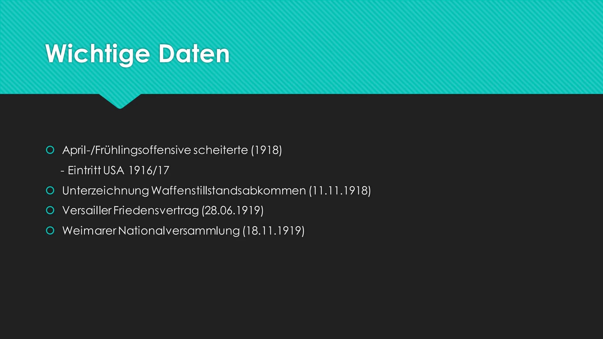 DUNK
Die Dolchstoßlegende
100000
Deutsche,
denkt daran! Inhaltsverzeichnis
O Wichtige Daten
O Wichtige Personen
O Karikaturanalyse
O Ursache