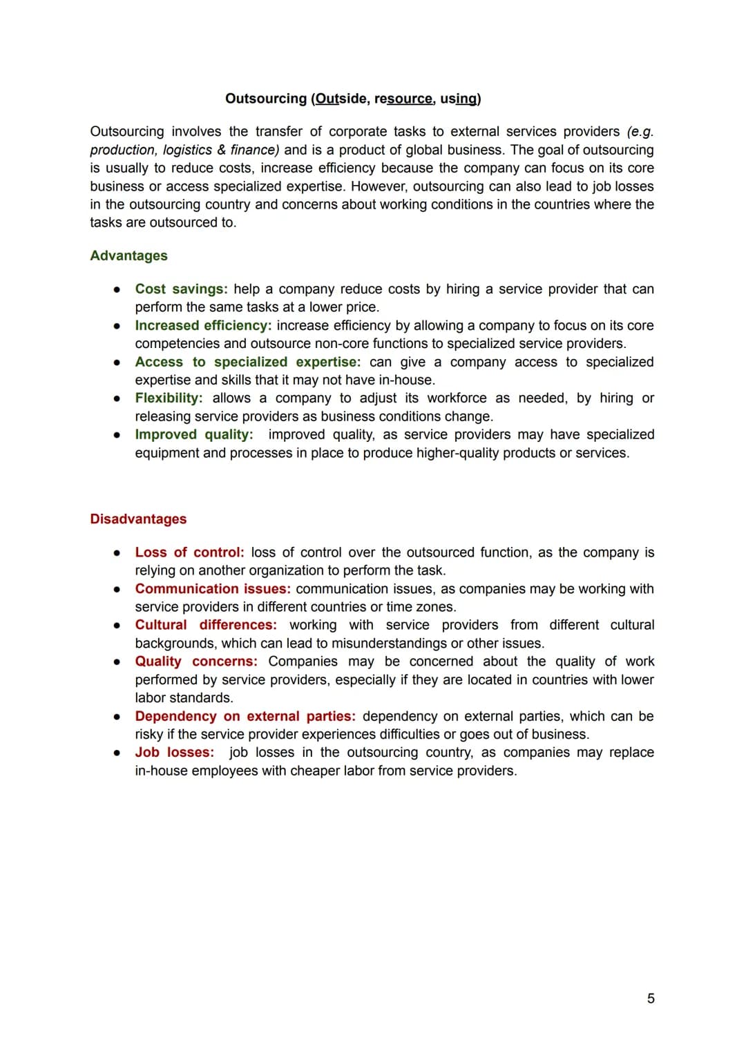 Globalization - Global Chances & Challenges
Englisch Leistungskurs - Lernzettel für 11.01.2023 (Abitur)
What is Globalization?
Globalization