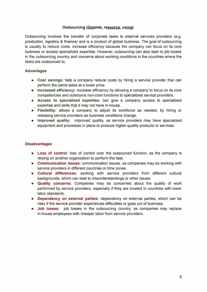 Globalization - Global Chances & Challenges
Englisch Leistungskurs - Lernzettel für 11.01.2023 (Abitur)
What is Globalization?
Globalization