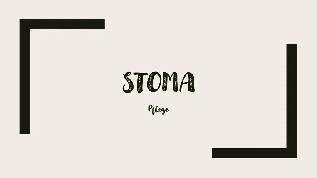 Stoma 
