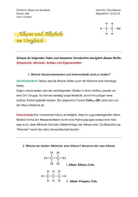 Know Alkane und Alkohole thumbnail