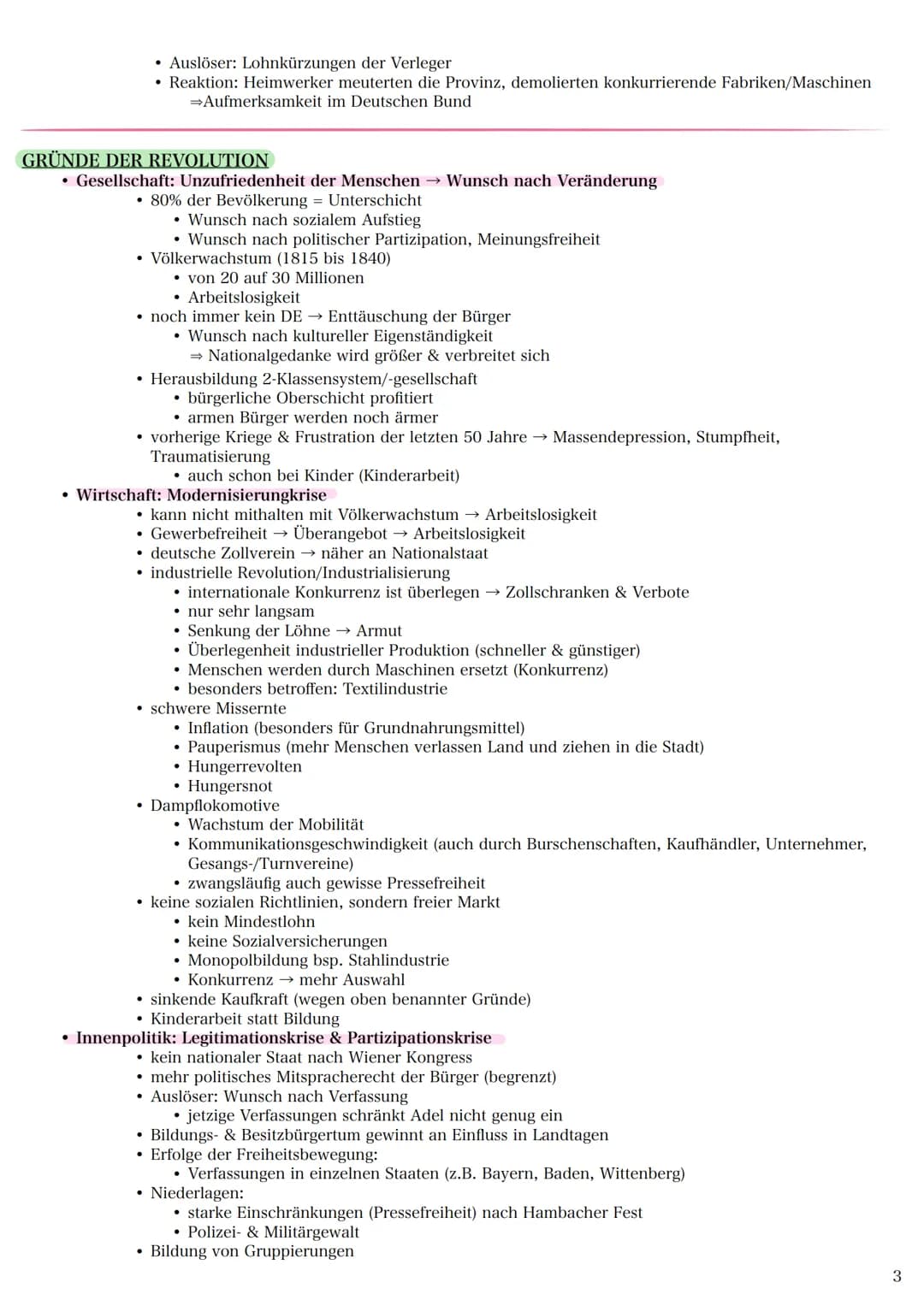 1. BURSCHENSCHAFTEN
REVOLUTION 1848
AUSGANGSSITUATION:
• Napoleonische Herrschaft:
• Befreiungskriege:
.
.
• Hass auf Napoleon/Frankreich
ko