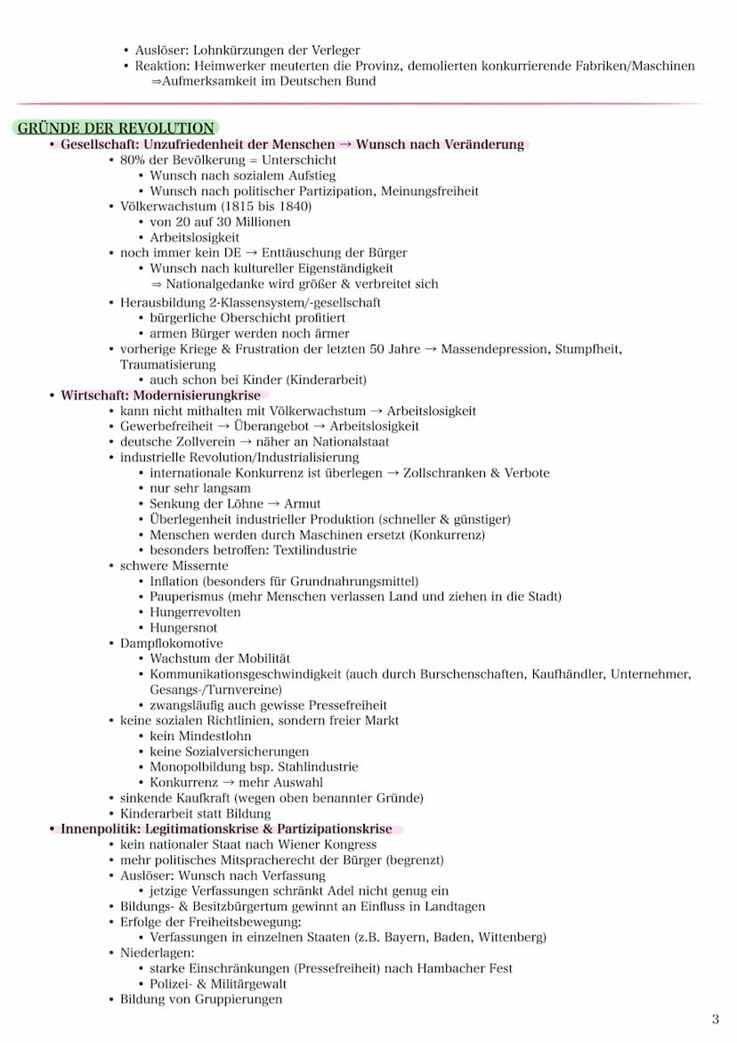 1. BURSCHENSCHAFTEN
REVOLUTION 1848
AUSGANGSSITUATION:
• Napoleonische Herrschaft:
• Befreiungskriege:
.
.
• Hass auf Napoleon/Frankreich
ko