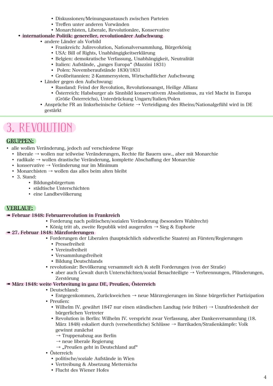 1. BURSCHENSCHAFTEN
REVOLUTION 1848
AUSGANGSSITUATION:
• Napoleonische Herrschaft:
• Befreiungskriege:
.
.
• Hass auf Napoleon/Frankreich
ko