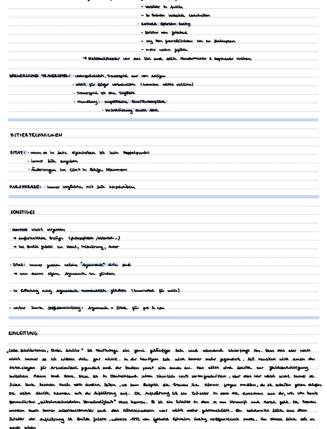 # DEUTSCH

THEMEN
- guk Terdheunthis (zusammenfassung) v
- Aufbau einer Erörterung
- kouentwissen zur Epoche✓
- Kubezettel in Buch
- soustig