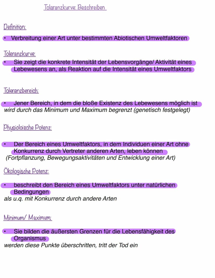 Ökosystem:
Gesamtheit aus Biozönose und Biotop
Ein Ökosystem umfasst den Lebensraum, die darin vorkommenden
Lebewesen und alle Wechselwirkun