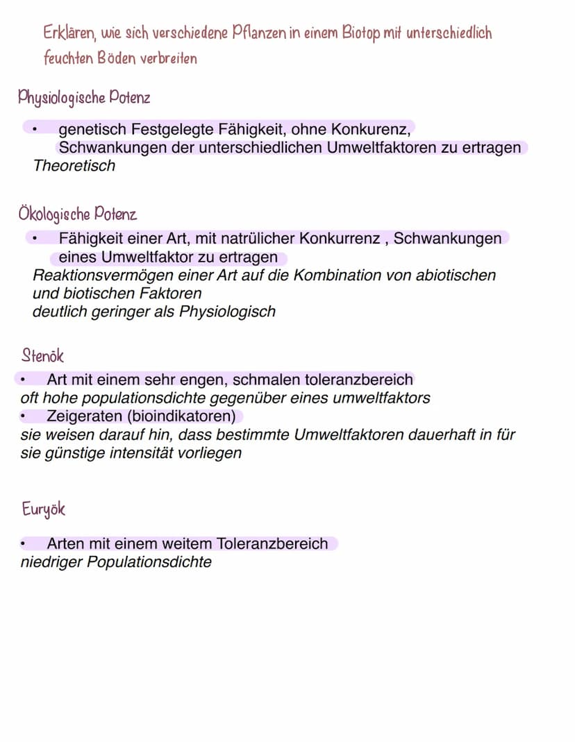 Ökosystem:
Gesamtheit aus Biozönose und Biotop
Ein Ökosystem umfasst den Lebensraum, die darin vorkommenden
Lebewesen und alle Wechselwirkun