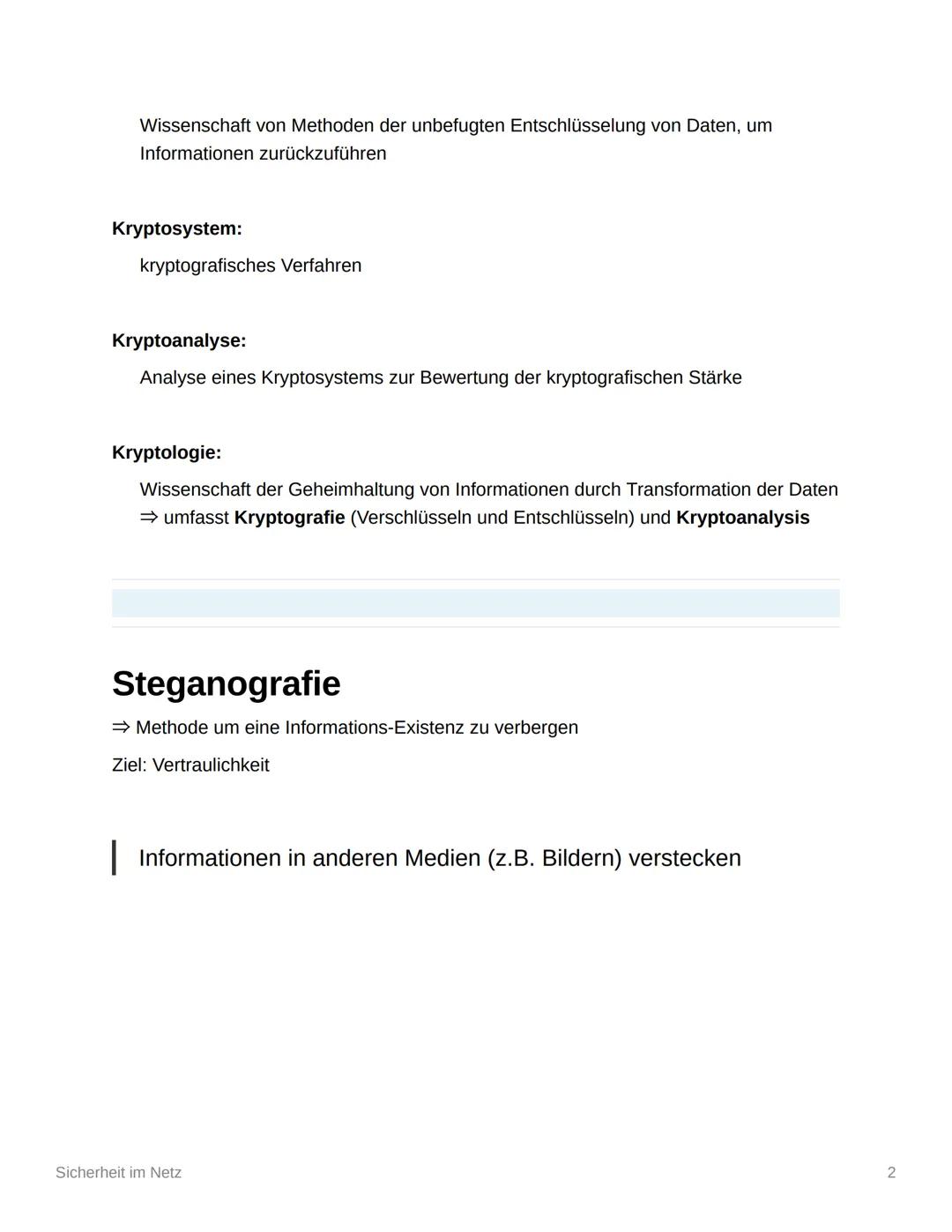 # Sicherheit im Netz

*   Kryptologie (Ziele und Begriffe)
*   Steganografie
*   klassische Verfahren
    *   Transposition - Skytale
    * 