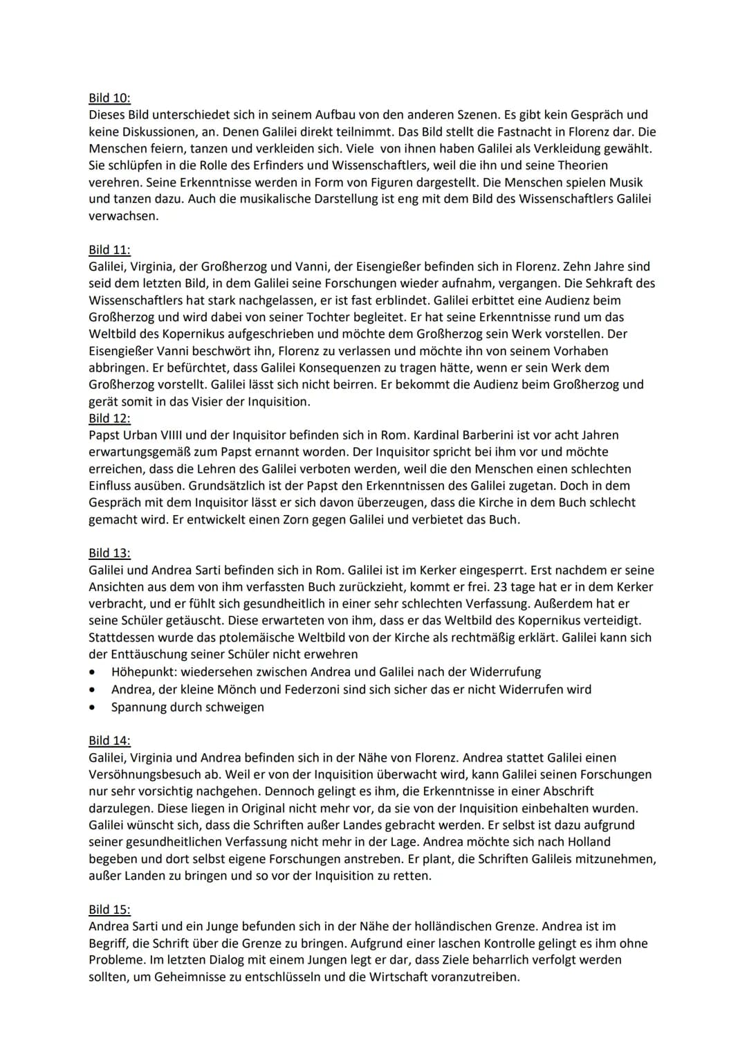 Das Leben des Galilei
Einleitungssatz:
Das Drama ,,Leben des Galilei" von Berthold Brecht, welches 1938/39 geschrieben und 1943
uraufgeführt