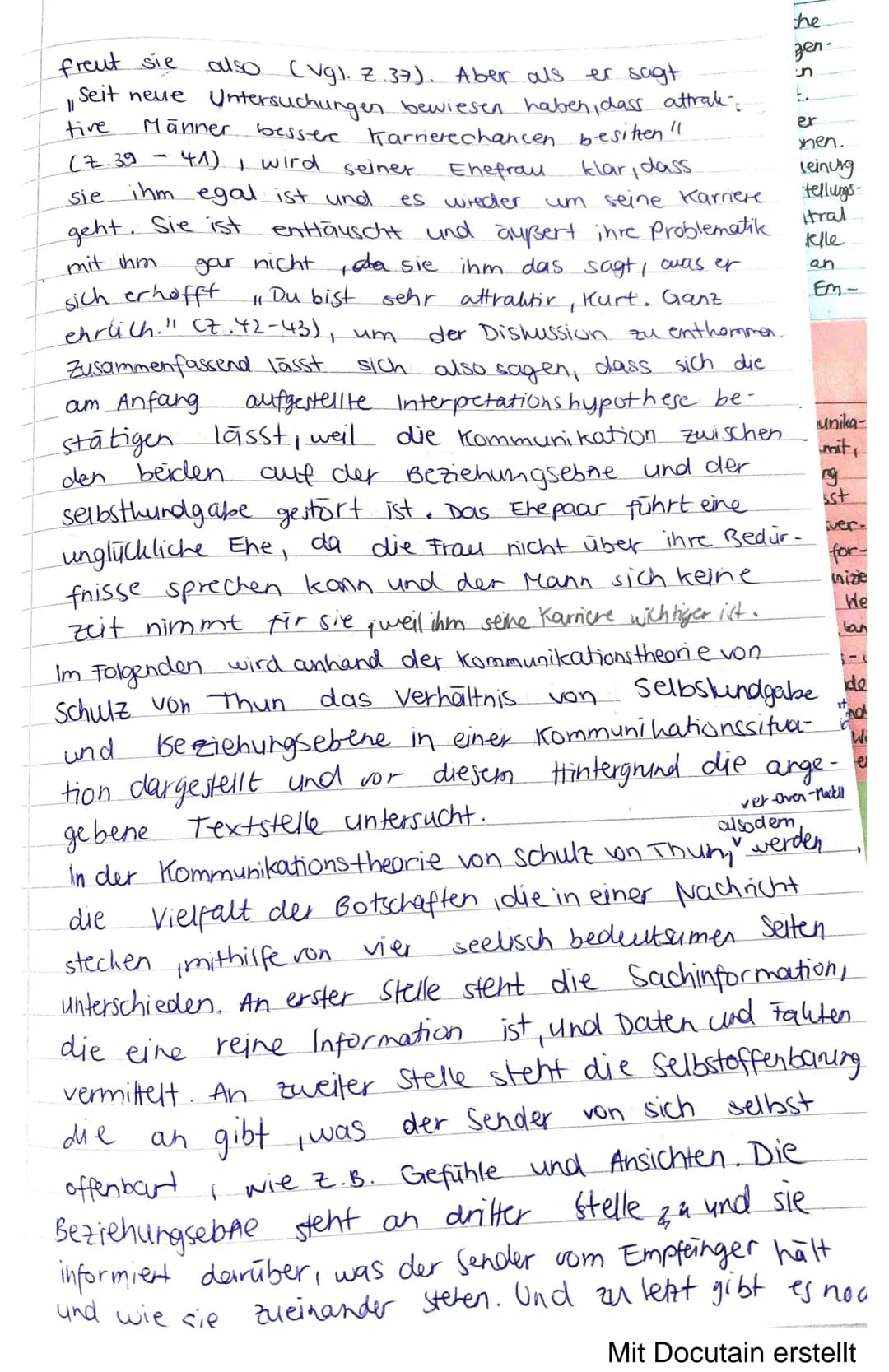 3p.
Die Kurzgeschichte Weidmanns Nachtgespräche", welche
2002 von Martin Suter veröffentlicht wurde, thema-
tisiert ein Gespräch eines Ehepa