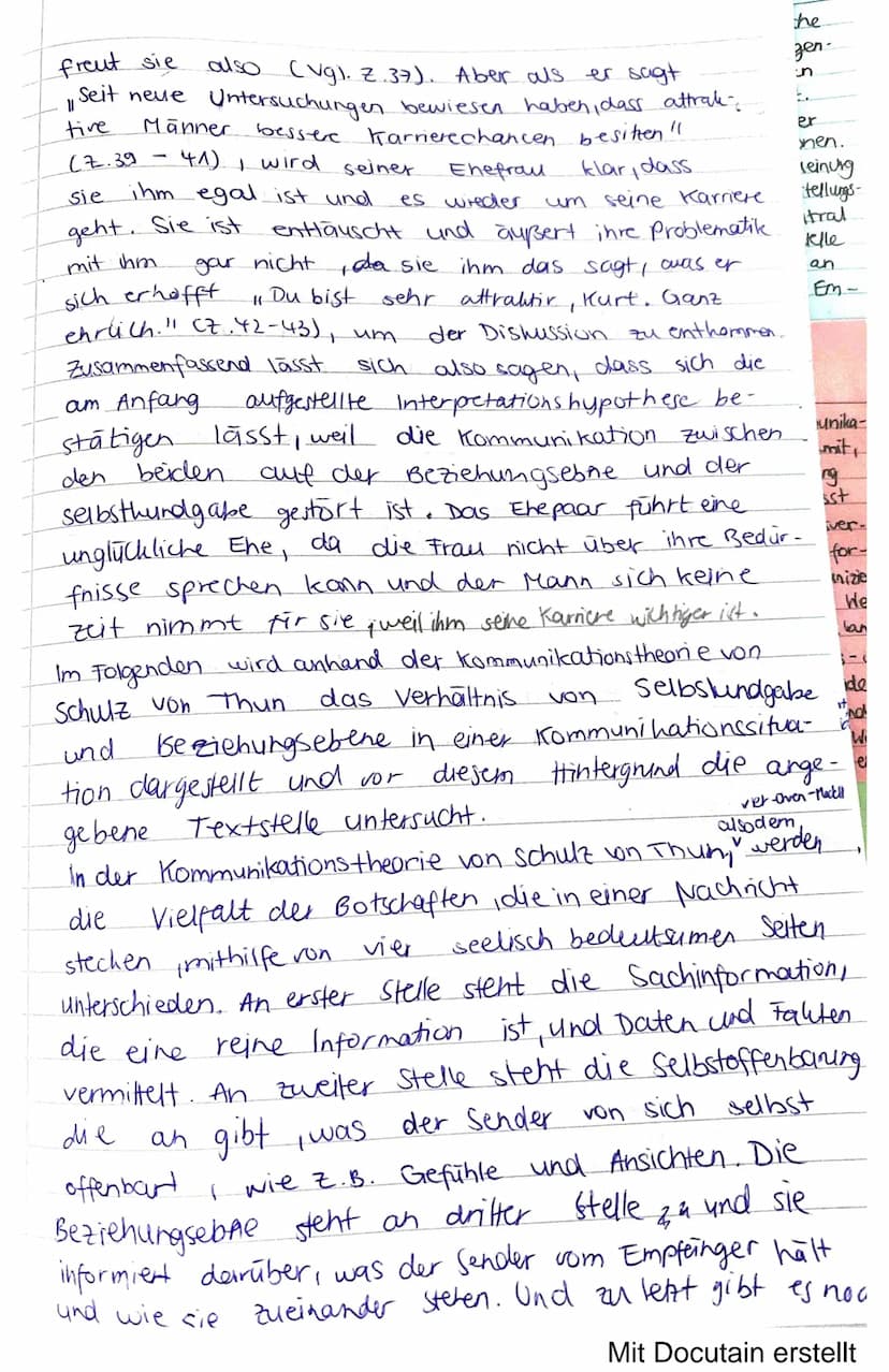 3p.
Die Kurzgeschichte Weidmanns Nachtgespräche", welche
2002 von Martin Suter veröffentlicht wurde, thema-
tisiert ein Gespräch eines Ehepa