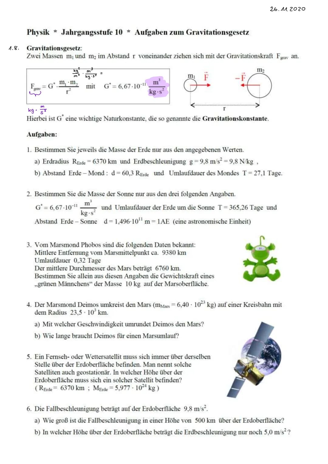 1. 1. Die Newtonschen Gesetze
siehe AB : Wah. Mechanik
1..2. Kräfte und Bewegungen
Fgegen
1. 3
Einteilungen von Bewegungen
Antrieb
geradlini