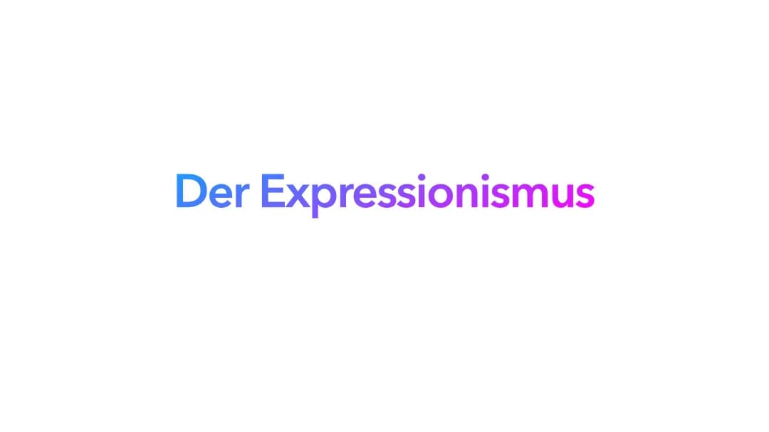   ,,Expressionismus‘‘  (Kunst)
