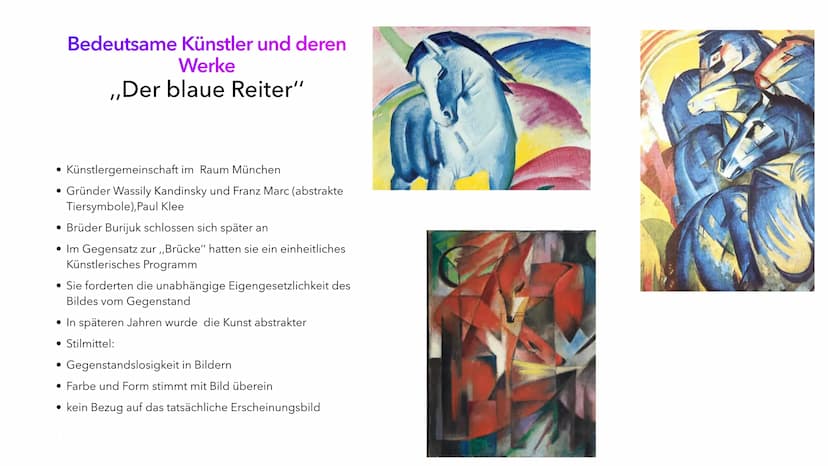 Der Expressionismus Gliederung
Expressionismus-Allgemein
• Historischer Hintergrund
• Merkmale
• Wichtige Motive
• Bedeutsame Künstler und i