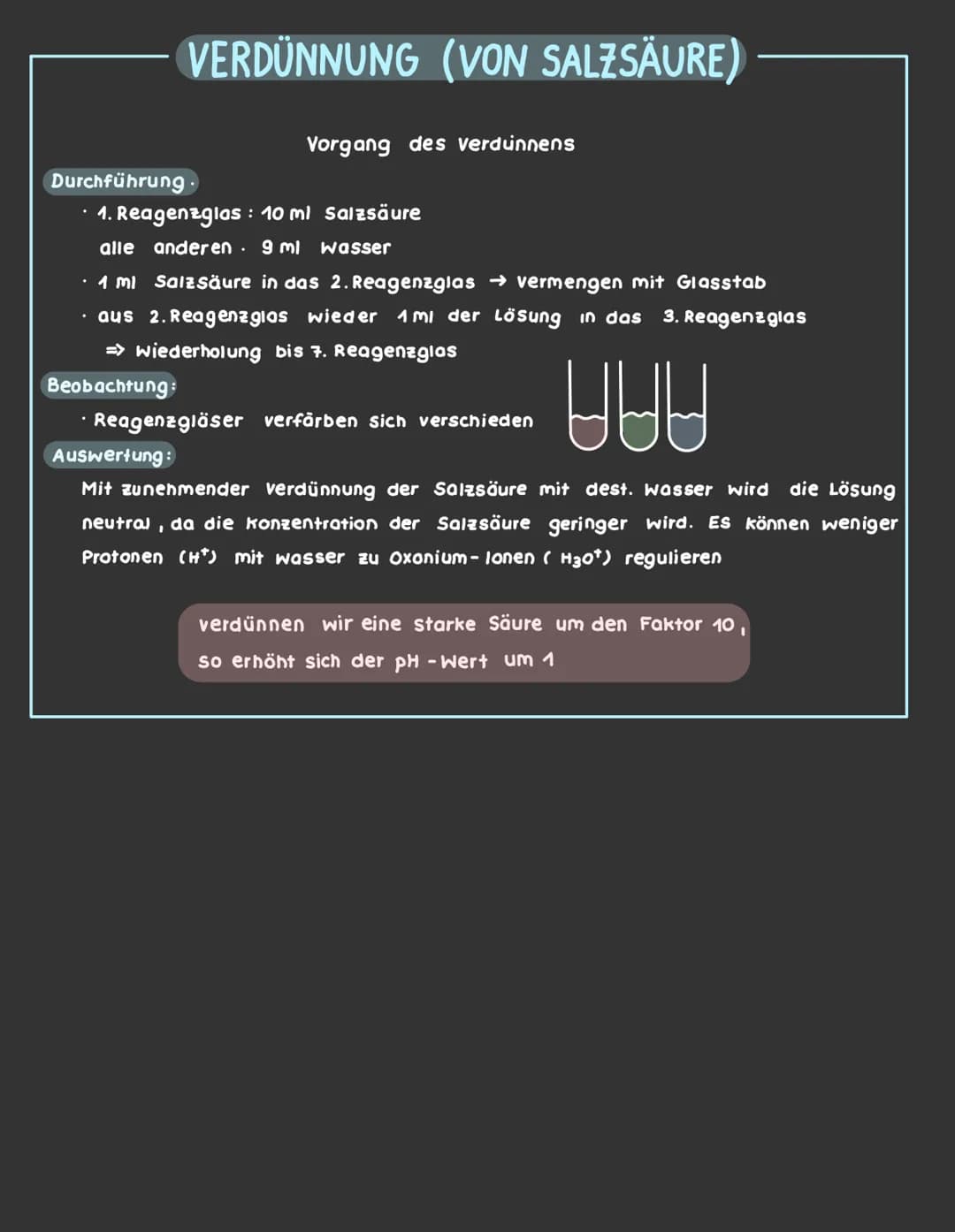 SÄUREN
&
BASEN
Üben: Kapitel 6
Lösungen hinten in Buch Analyseverfahren, um konzentration einer Säure/ Base zu ermitteln
Material:
Lösung ( 