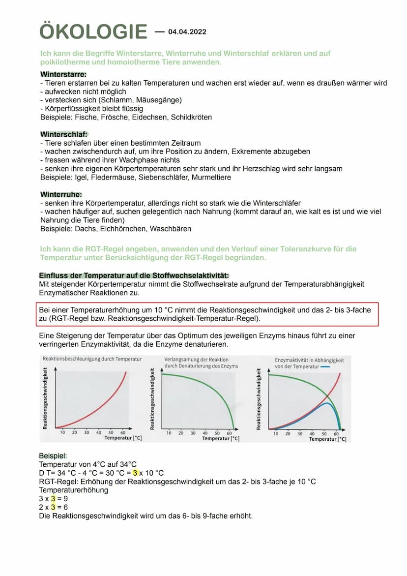 ÖKOLOGIE
Grundbegriffe der Ökologie
Ich kann die Begriffe Biotop, Biozönose und Ökosystem definieren und sinnvoll anwenden.
Ökologie is die 