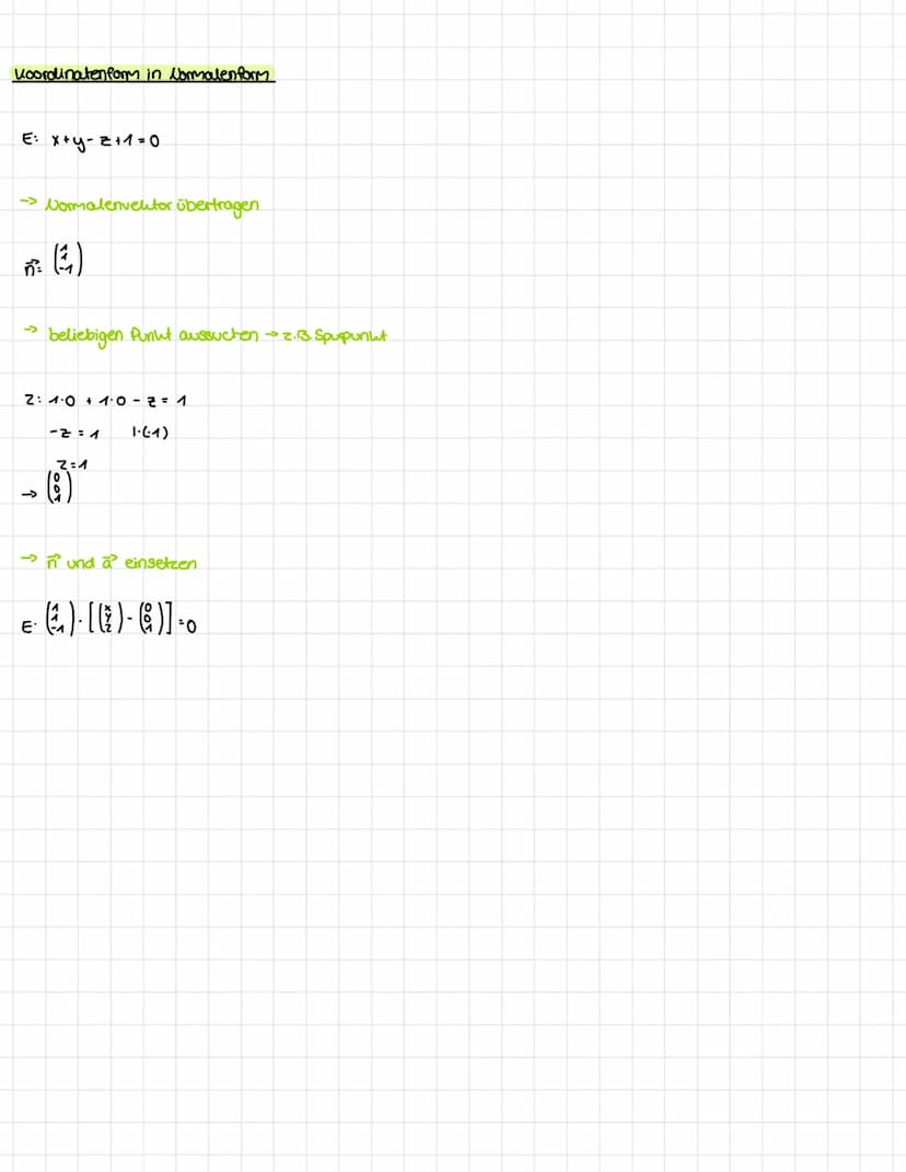 ebenengleichungen
Parameterform
EX²=+ · + s.2
Stützveltor
Spannventoren
Bspl: A (21113), B(-11-410); C(51-610)
L
EXO+ AB+S. AC
- () ()
AC = 