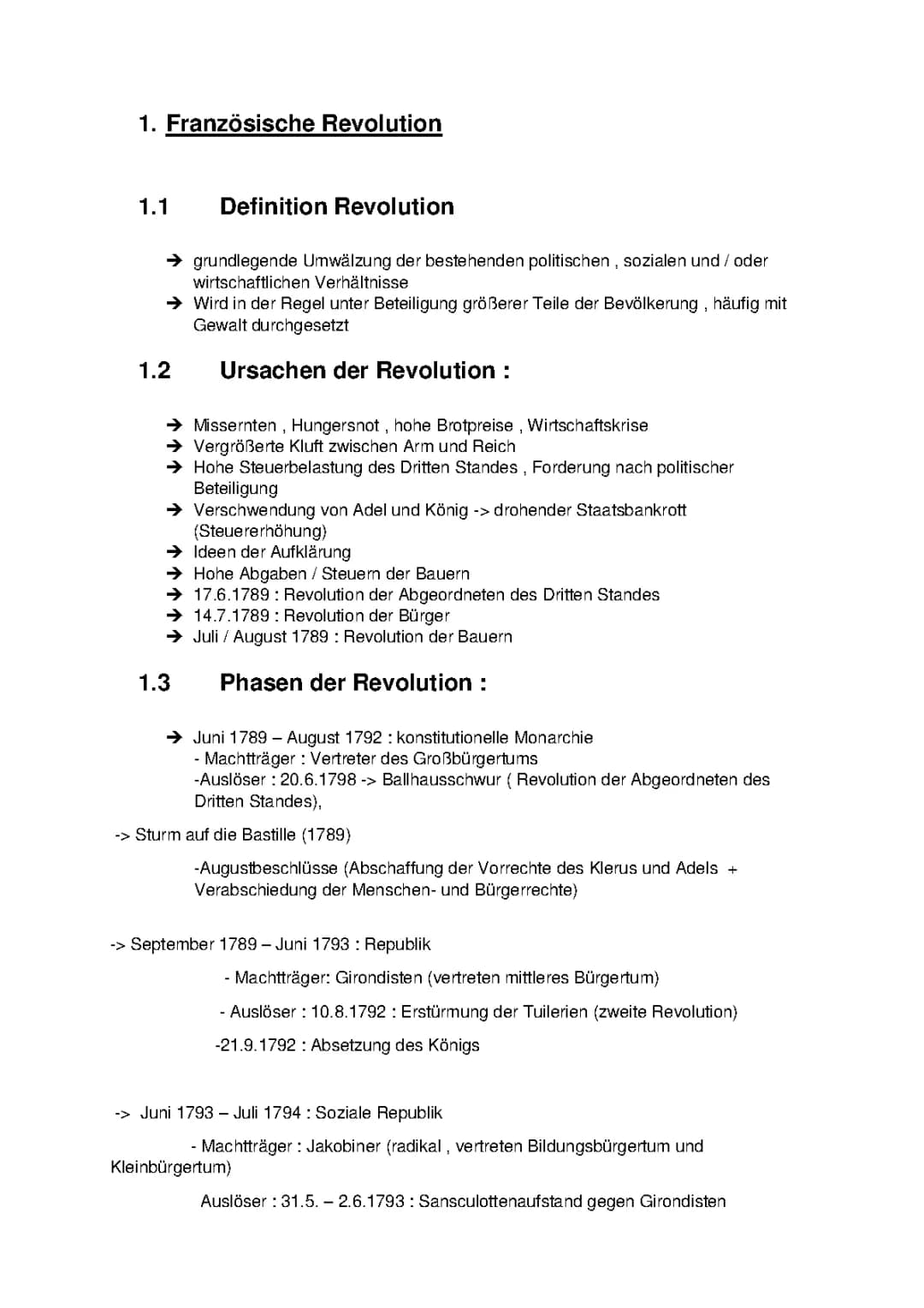 Geschichte NRW Abitur 2022 1789-1945