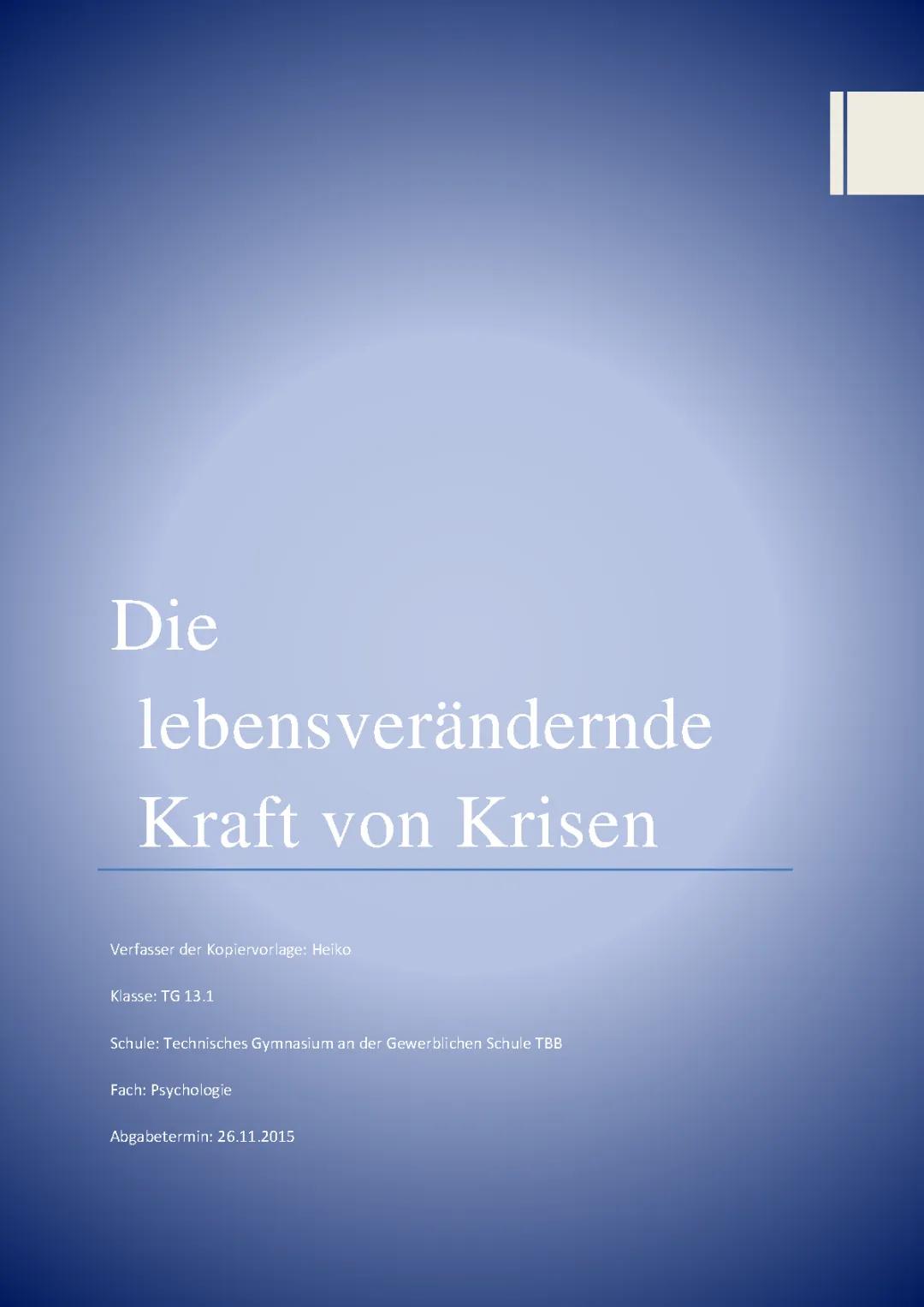 Krisen und ihr Einfluss auf unser Verhalten: Symptome, Phasen und Hilfen