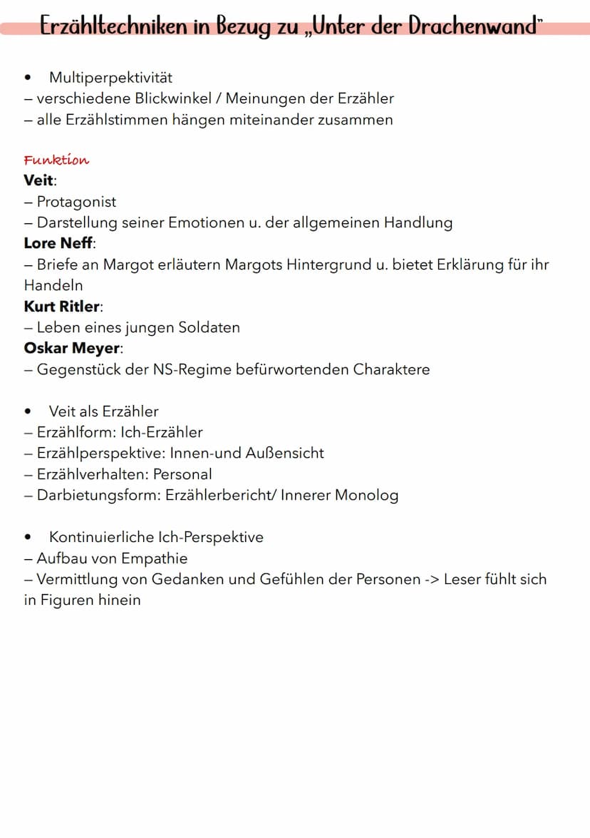 Kurze Zusammenfassung fur Klausuren
EINLEITUNG
- aus der Perspektive unterschiedlicher Figuren wird das Leben in der Endphase des Zweiten We