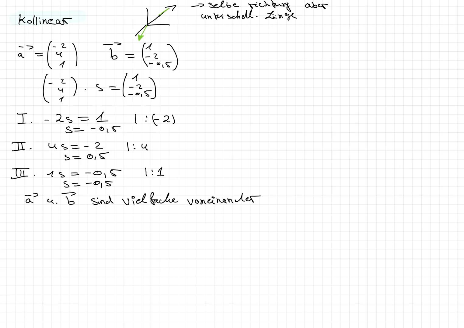 Koordinaten des vehjor $\vec{AB}$

$\vec{AB} = \begin{pmatrix} B_1 - A_1 \\ B_2 - A_2 \\ B_3 - A_3 \end{pmatrix}$

Betrag eines vektors (Lä