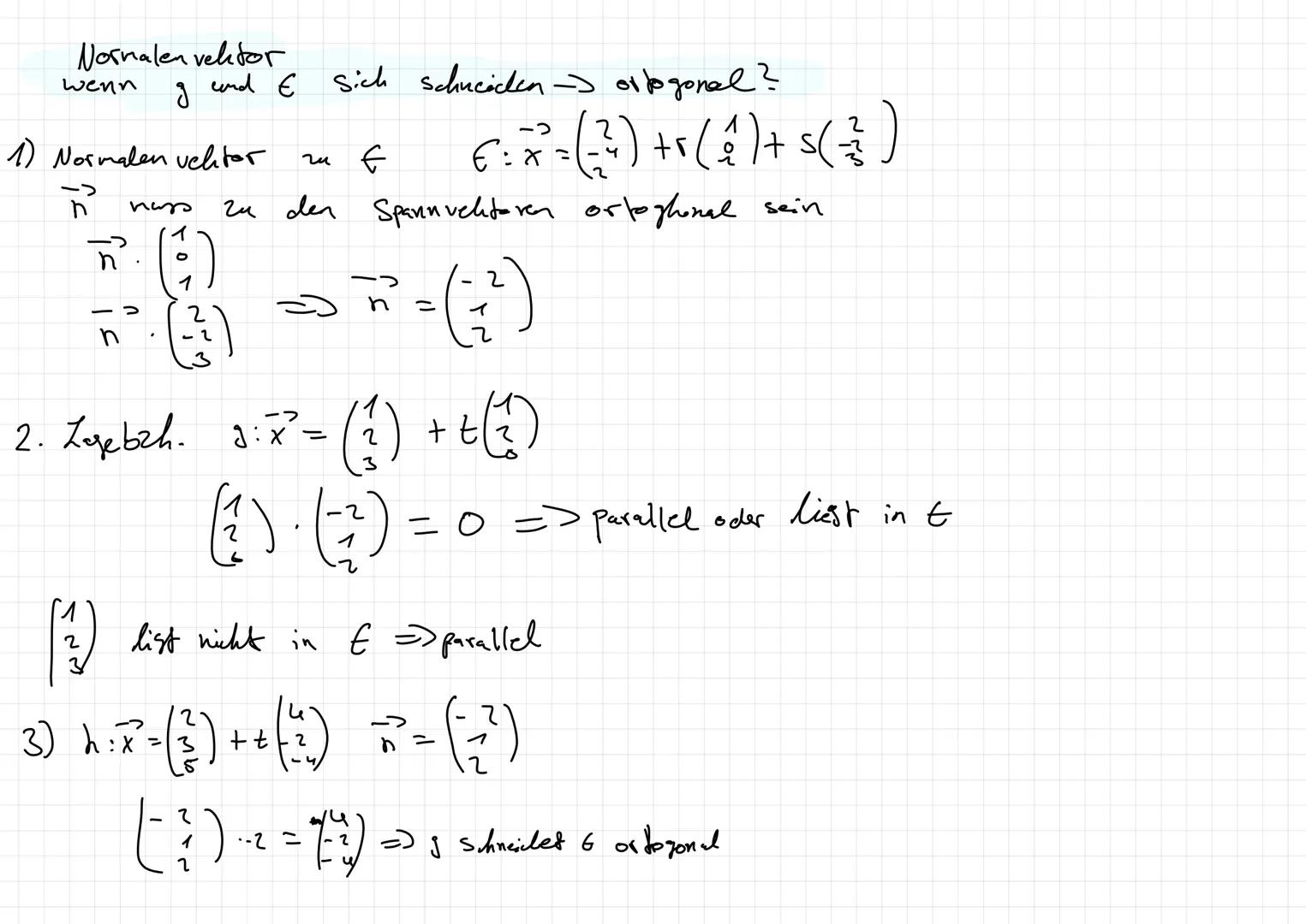  Koordinaten des vehjor $\vec{AB}$

$\vec{AB} = \begin{pmatrix} B_1 - A_1 \\ B_2 - A_2 \\ B_3 - A_3 \end{pmatrix}$

Betrag eines vektors (Lä
