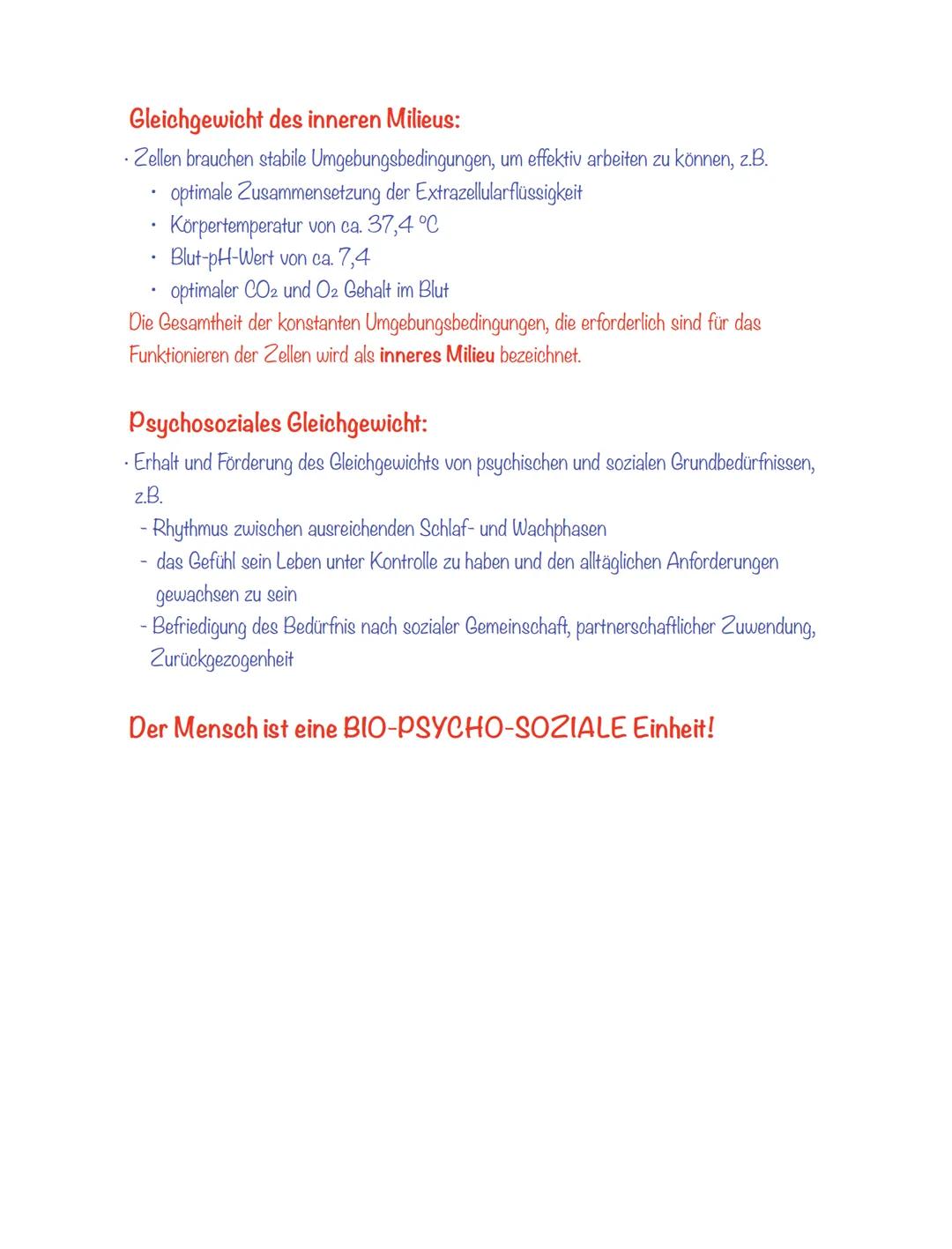 LB 1: Der Mensch im Gleichgewicht
1. Zum Begriff der Gesundheit
Gesundheit ist ein Zustand des vollkommenen körperlichen, geistigen und sozi