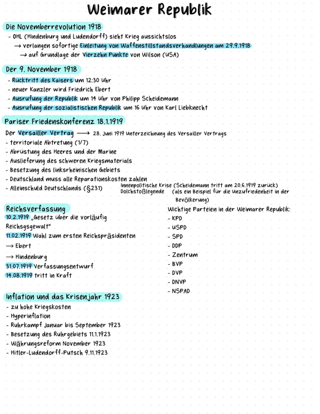 Weimarer Republik 