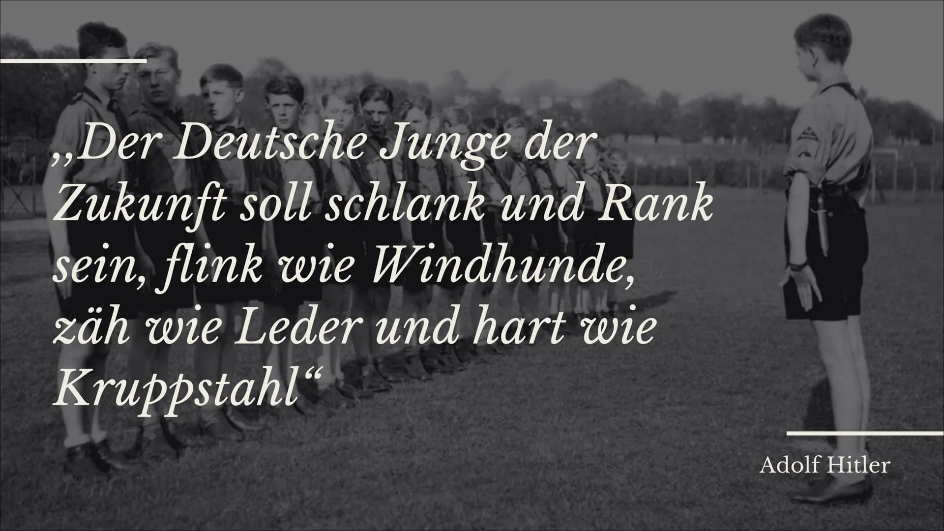 VORGELEGT VON LINA VODDE
Die
Manipulation
der Jugend
im
Dritten Reich
Analyse einer Rede Adolf Hitlers beim Dritten
Reichsparteitag der NSDA