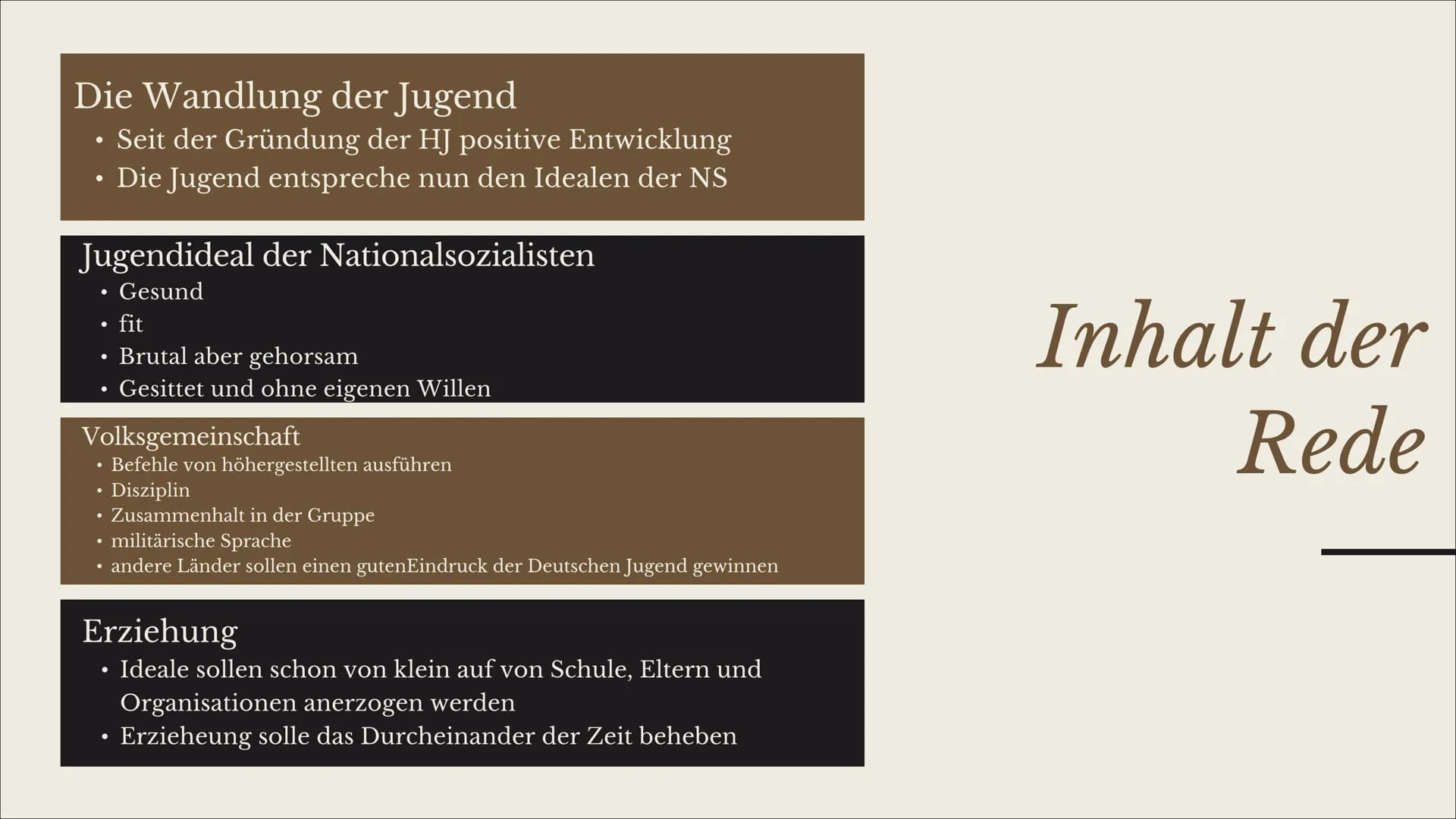 VORGELEGT VON LINA VODDE
Die
Manipulation
der Jugend
im
Dritten Reich
Analyse einer Rede Adolf Hitlers beim Dritten
Reichsparteitag der NSDA