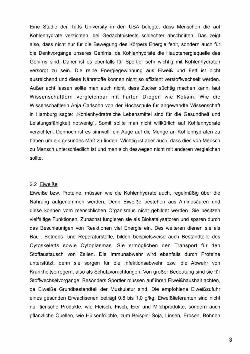 Thema:
Gesunde Ernährung -
Du bist was du isst
Thema Gesundheit 1. Einleitung...
2. Wichtigste Nahrungsbestandteile..
2.1 Kohlenhydrate...
2