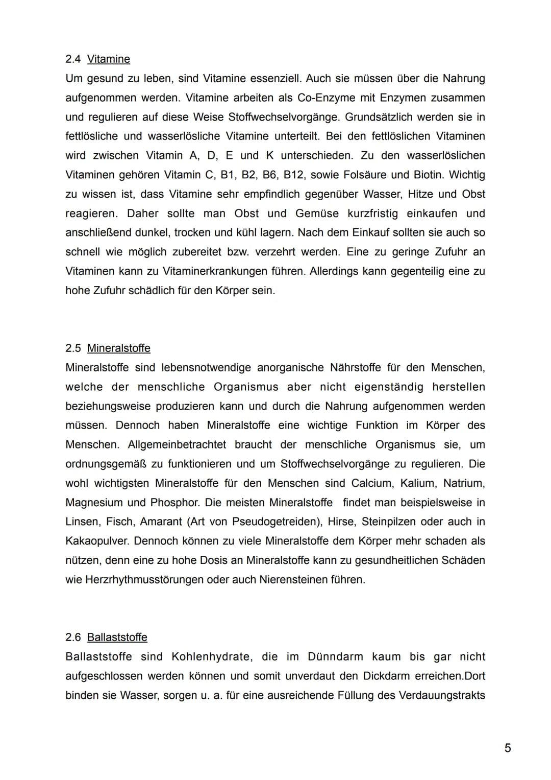 Thema:
Gesunde Ernährung -
Du bist was du isst
Thema Gesundheit 1. Einleitung...
2. Wichtigste Nahrungsbestandteile..
2.1 Kohlenhydrate...
2