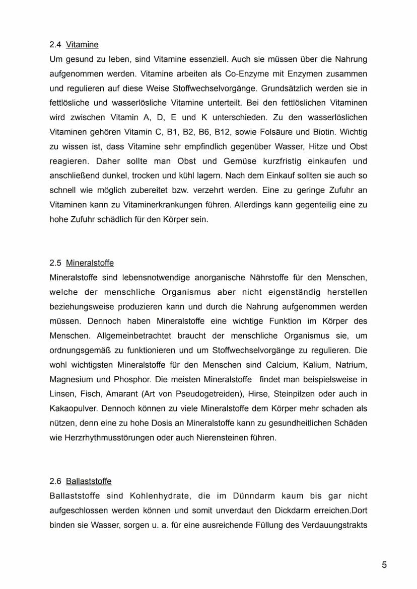Thema:
Gesunde Ernährung -
Du bist was du isst
Thema Gesundheit 1. Einleitung...
2. Wichtigste Nahrungsbestandteile..
2.1 Kohlenhydrate...
2