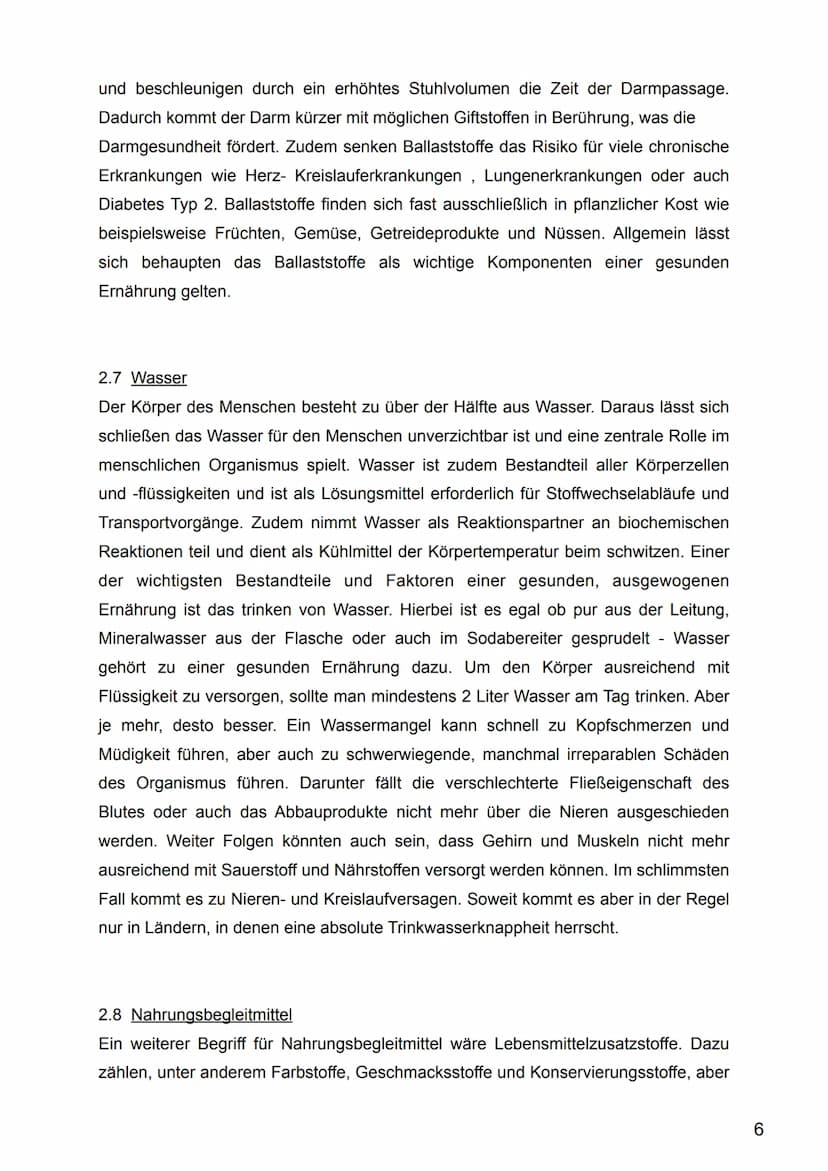 Thema:
Gesunde Ernährung -
Du bist was du isst
Thema Gesundheit 1. Einleitung...
2. Wichtigste Nahrungsbestandteile..
2.1 Kohlenhydrate...
2