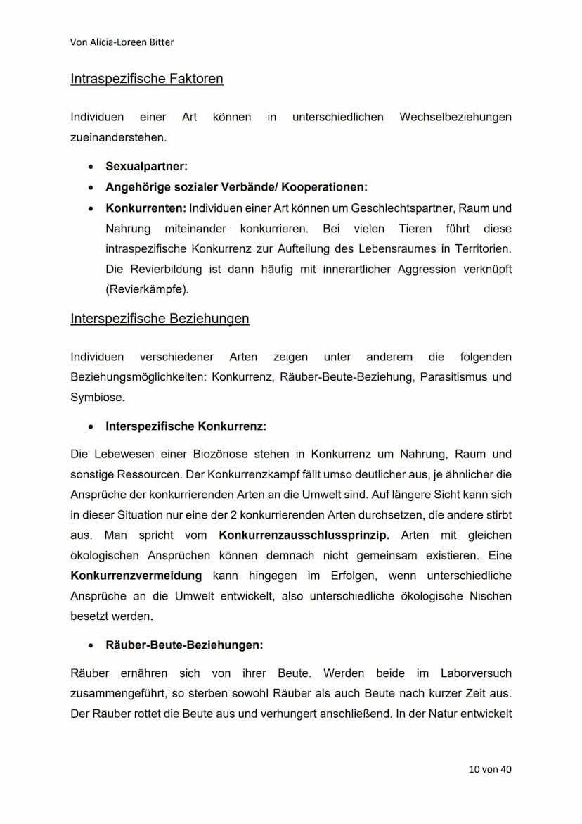 Von Alicia-Loreen Bitter
Abiotische Faktoren
Toleranz und Ökologische Potenz
Abiotische Umweltfaktoren beeinflussen die Aktivität von Lebewe
