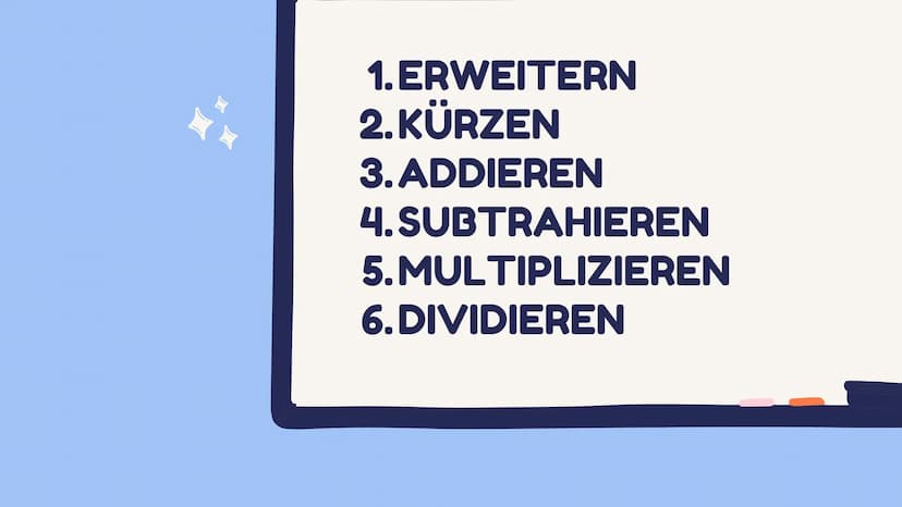 by maiouid
MARK
Rechenregeln
für Brüche
III 1. ERWEITERN
2.KÜRZEN
3. ADDIEREN
4. SUBTRAHIEREN
5.MULTIPLIZIEREN
6.DIVIDIEREN 1.ERWEITERN
BSP.