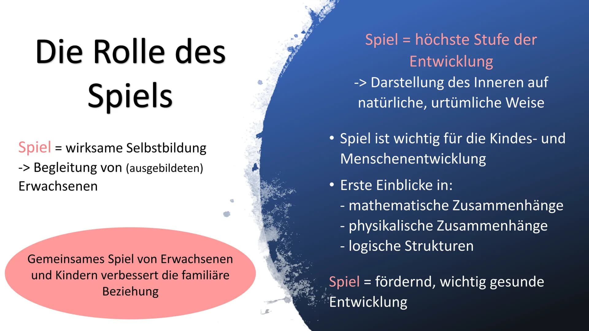 Fröbelpädagogik
1 ●
●
Gliederung
Entstehungsgeschichte
-Steckbrief
- Geschichte
-
Bild vom Kind
Grundannahmen / Ziele
- Grundannahme vom Kin
