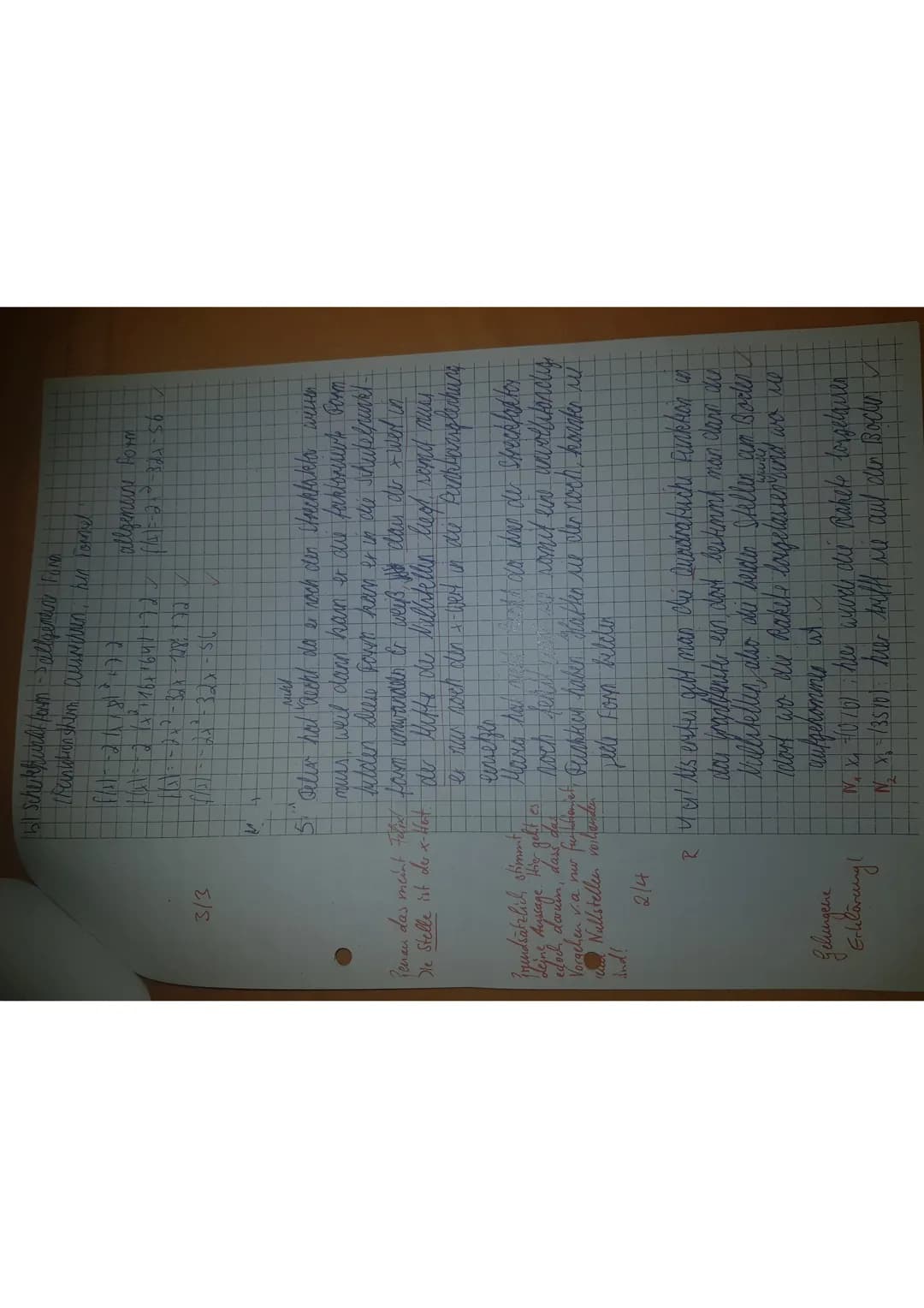 Klasse 912
Klassenarbeit Mathematik Nr. 3
Name: Cisa Holm
Thema:
Hilfsmittel: Taschenrechner (TI-Nspire CX)
Quadratische Funktionen und Glei