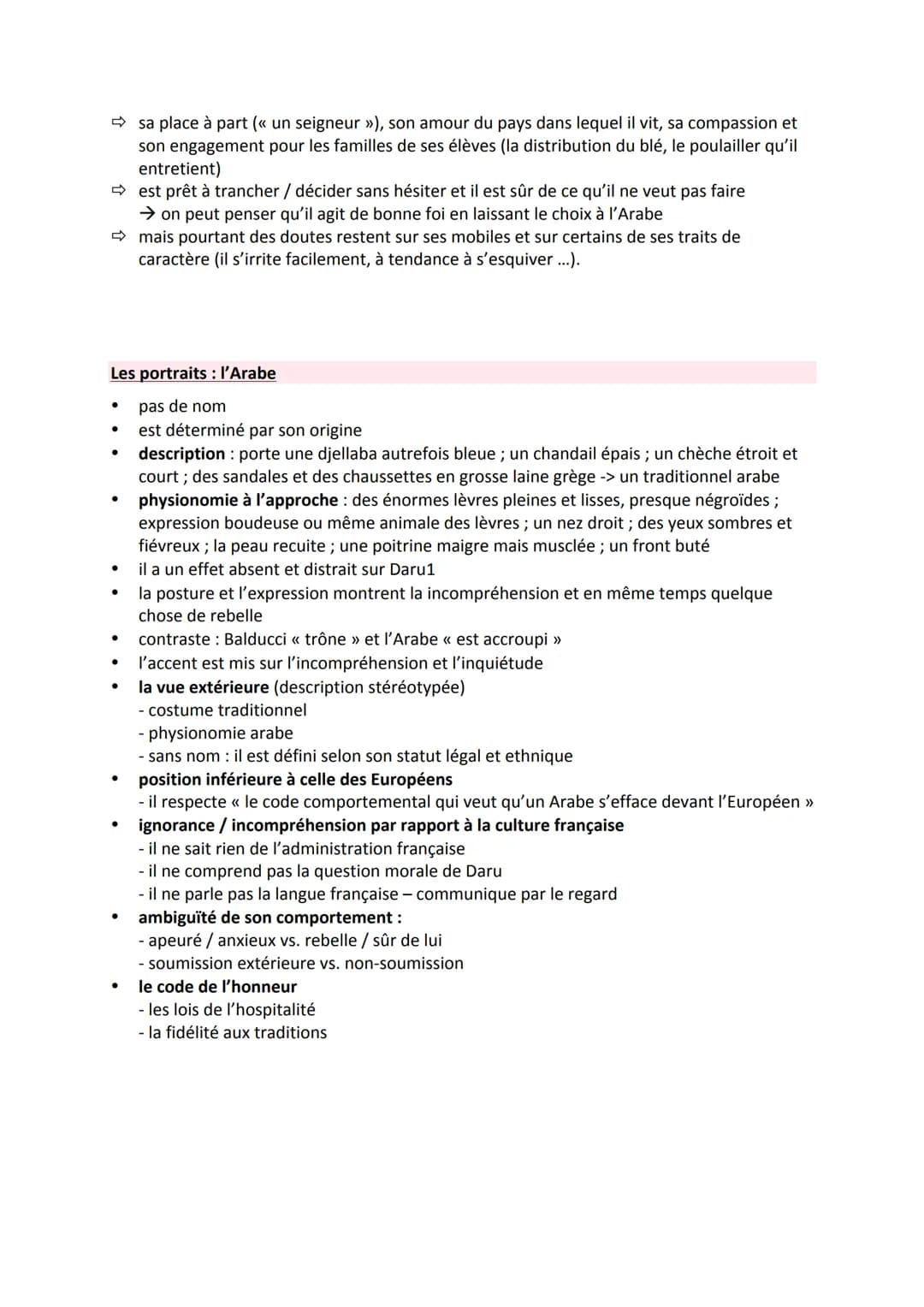 L'hôte
Lettre de Camus à son premier instituteur
le premier instituteur = enseignant à école maternelle et l'école primaire
Au moment de l'a