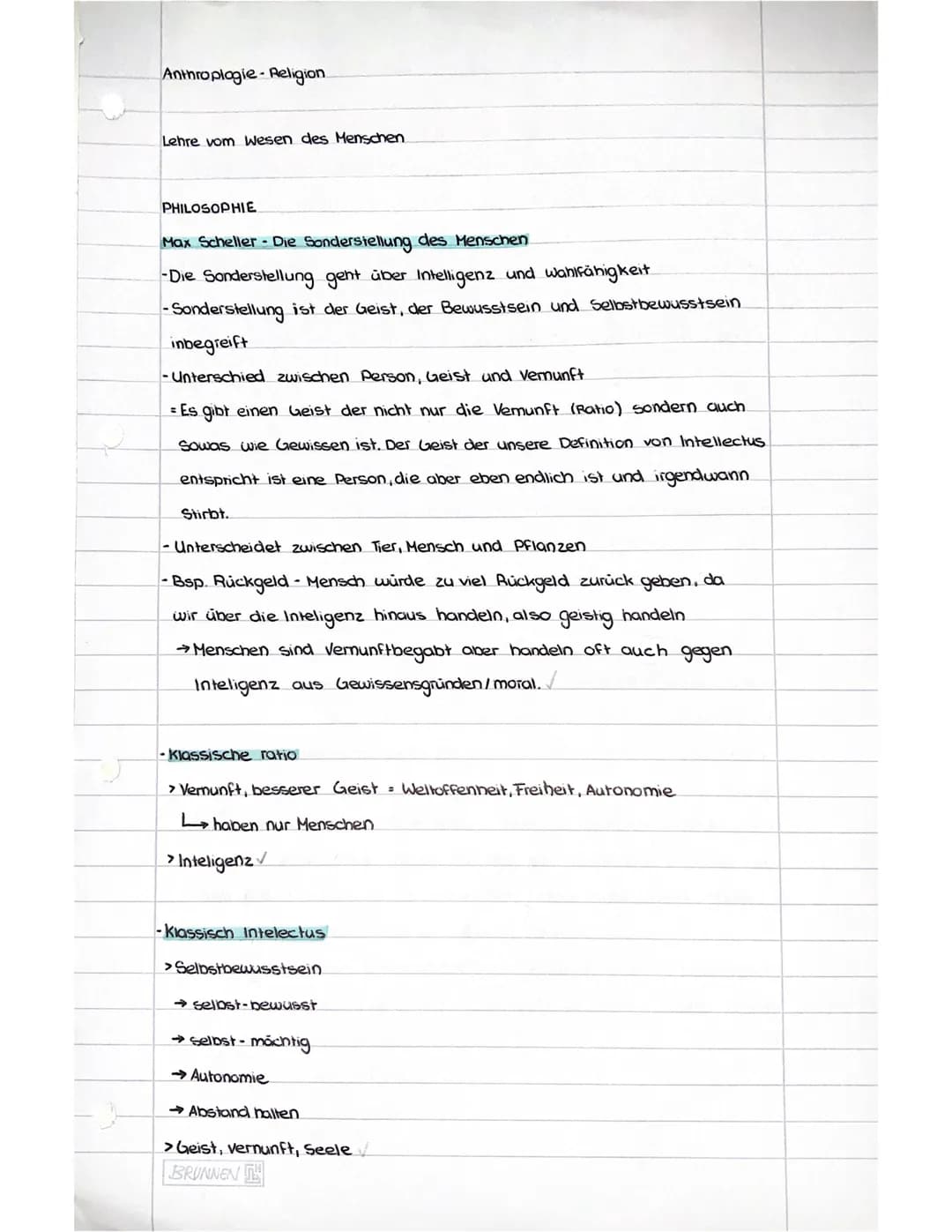 Q
J
Anthropiogie - Religion
Thomas Hobbes - Der Mensch ist von Natur aus böse
-Menschen machen sich gegenseitig Probleme ~ Unsicherheit, Ruh