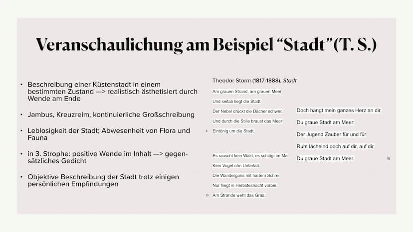 Die Epoche des
Realismus
Ästhetisierung des Wirklichen
(in Deutschland) ●
• Definition
Merkmale des Realismus
Einordnung in den historischen