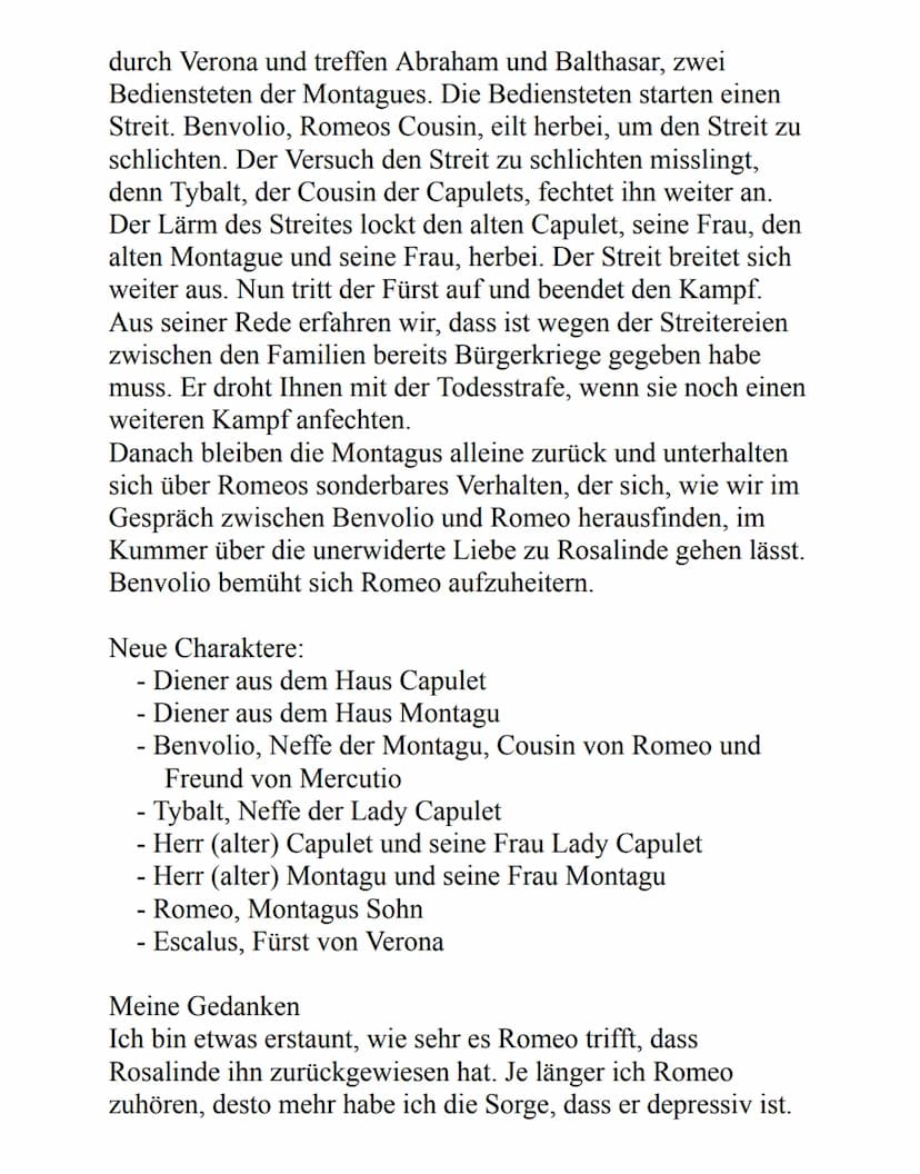 Romeo
und
Julia Tybalt
*
Simson
Gregor
Anton
*
Lady Capulet der alte Capulet
|
Julia
Bratpfanne
Diener
Amme
Stammbaum
T
Peter
der alte Monta