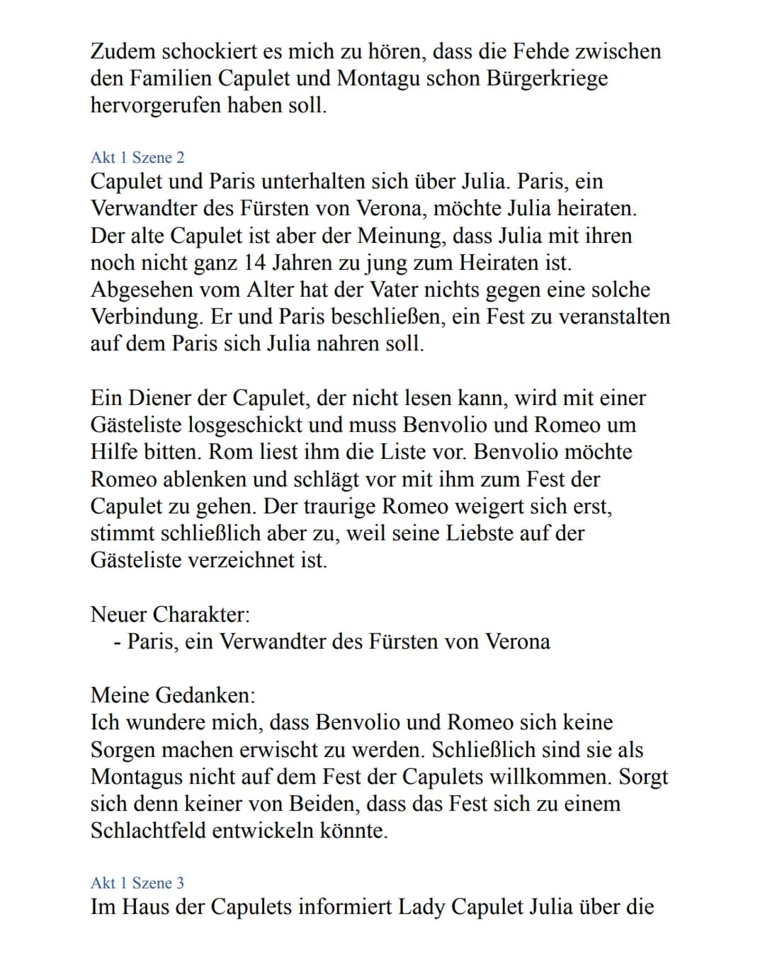Romeo
und
Julia Tybalt
*
Simson
Gregor
Anton
*
Lady Capulet der alte Capulet
|
Julia
Bratpfanne
Diener
Amme
Stammbaum
T
Peter
der alte Monta