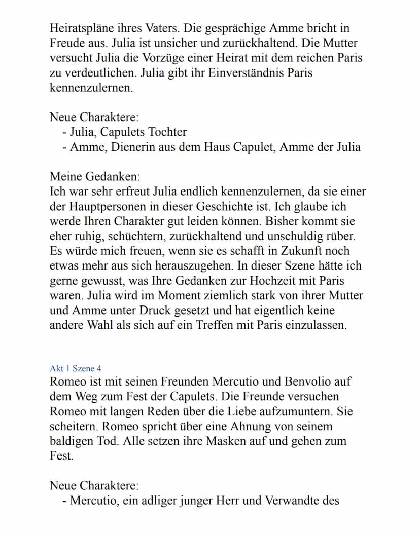 Romeo
und
Julia Tybalt
*
Simson
Gregor
Anton
*
Lady Capulet der alte Capulet
|
Julia
Bratpfanne
Diener
Amme
Stammbaum
T
Peter
der alte Monta