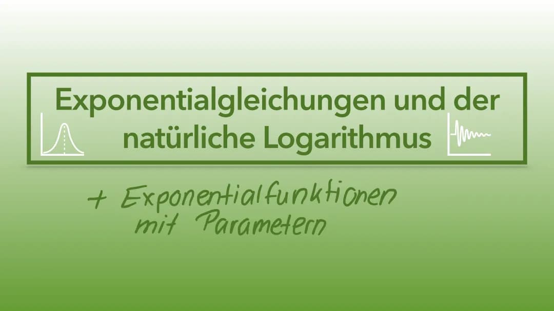 Exponentialgleichungen leicht erklärt und ohne Rechner lösen!