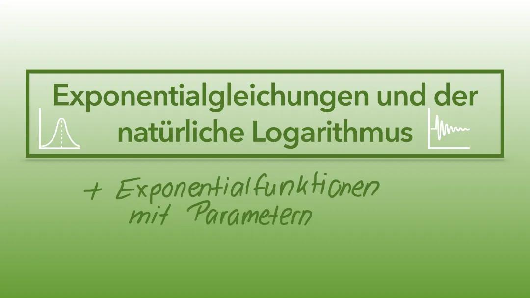 Exponentialgleichungen leicht erklärt und ohne Rechner lösen!