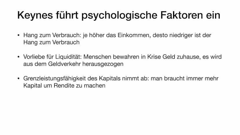Wirtschaftspolitische Konzeptionen
Diese Präsentation soll eine Einführung in grundlegende Theorien der Volkswirtschaftslehre geben
und Schü